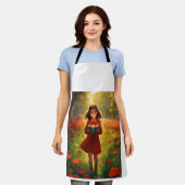 Gelukkig moment met schort (Gedragen)