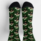 Gelukkig Mona Lisa St. Patrick's Day Sokken (Top)