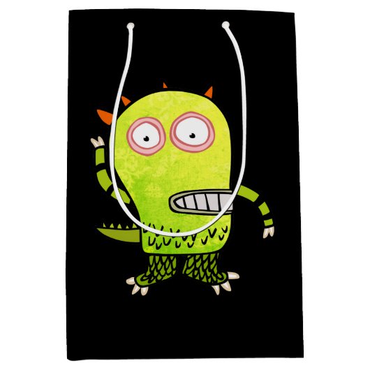 GELUKKIG MONSTER GELE Gift Bag Medium Cadeauzakje (Voorkant)