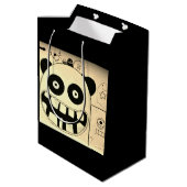 GELUKKIG MONSTER GELE Gift Bag Medium Cadeauzakje (Achterkant Gekanteld)