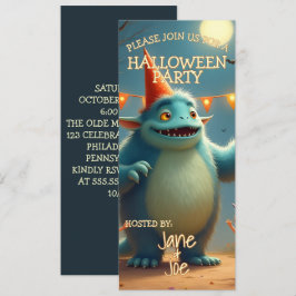 Gelukkig Monster Halloween-feest voor Kinderen