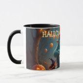 Gelukkig Monster Halloween-feest voor kinderen Mok (Links)