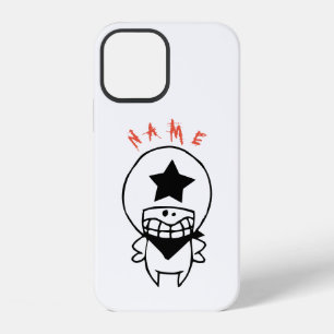 GELUKKIG MONSTER IPHONE 12 HOESJE DIY NAAM Case-Ma