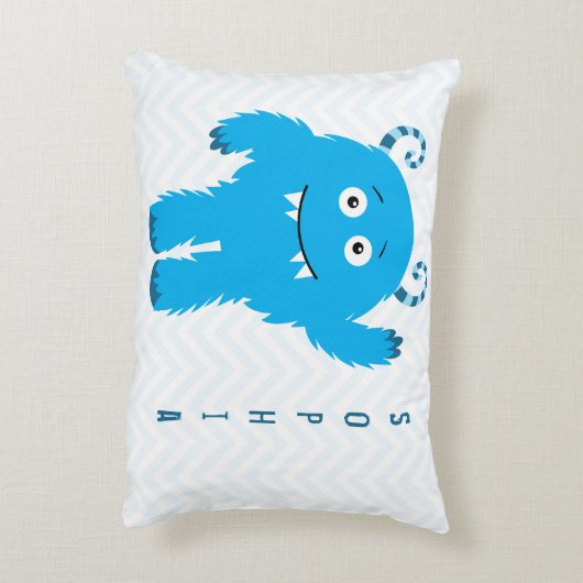 Gelukkig monster met voornaam, kleine jongen accent kussen (Achterkant (Verticaal))
