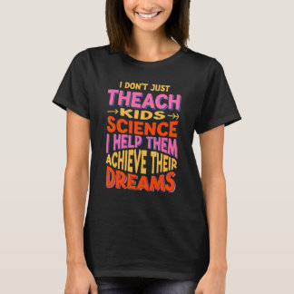Gelukkig Motiverend Terug Naar School Van Science T-shirt