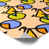 gelukkig motorpatroon poster (Hoek)