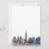 Gelukkig Na De Bruiloft in New York Kaart (Achterkant)