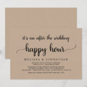 Gelukkig Na De Bruiloft Ontheffing Uur Kaart (Voorkant / Achterkant)