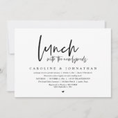 Gelukkig Na de Lunch Met de Pasgetrouwden Kaart (Voorkant)