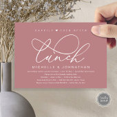 Gelukkig Na de Lunch, Moderne Romantische Feest Kaart