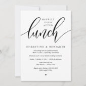 Gelukkig Na de Lunch, Verloving, Modern Script Kaart (Voorkant)