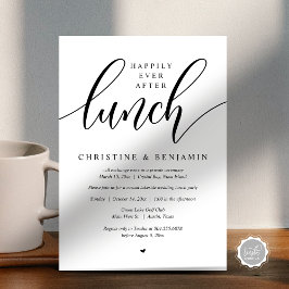 Gelukkig Na de Lunch, Verloving, Modern Script Kaart