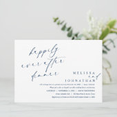 Gelukkig na het diner en dansen kaart (Staand voorkant)