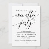 Gelukkig na viering diner dansfeest kaart (Voorkant)