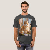 Gelukkig Nationale Kattendag T-shirt (Voorkant volledig)