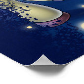 Gelukkig Native Amerikaans Meisje en Pony Poster (Hoek)