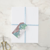 Gelukkig natuur schattige cartoons cadeaulabel (Met Touw)