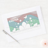 Gelukkig natuur schattige cartoons rechthoekige sticker (Envelop)