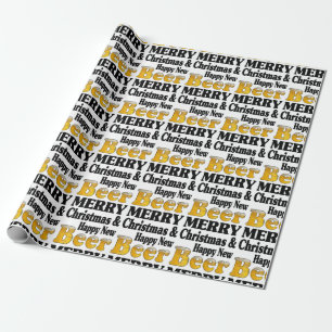 Gelukkig Nieuw Bier Cadeaupapier