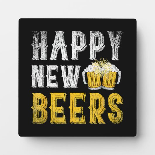 Gelukkig Nieuw Bierfeest Fotoplaat (Voorkant)