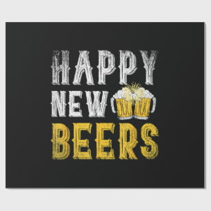 Gelukkig Nieuw Biertjes Feest Cadeaupapier