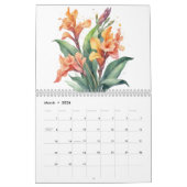 Gelukkig nieuw bloemenjaar kalender (Mar 2026)
