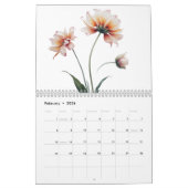 Gelukkig nieuw bloemenjaar kalender (Feb 2026)