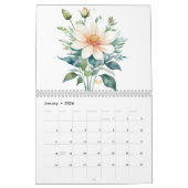Gelukkig nieuw bloemenjaar kalender (Jan 2026)