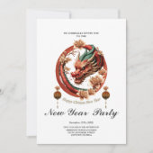 Gelukkig nieuw chinees draak jaar kaart (Voorkant)