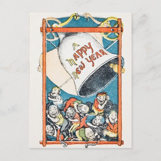 Gelukkig nieuw feestdagenkaart (Voorkant)