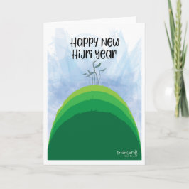 Gelukkig Nieuw Hidjri Jaar - Green Hill Kaart