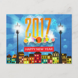 gelukkig nieuw jaar 2017 feestdagenkaart