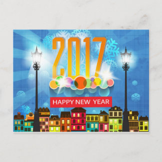 gelukkig nieuw jaar 2017 feestdagenkaart