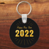 Gelukkig nieuw jaar 2022 sleutelhanger (Voorkant)