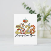 gelukkig nieuw jaar 2023 briefkaart (Staand voorkant)