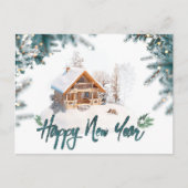 Gelukkig nieuw jaar elegant Holiday Briefkaart (Voorkant)