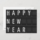 gelukkig nieuw jaar feestdagenkaart (Voorkant / Achterkant)