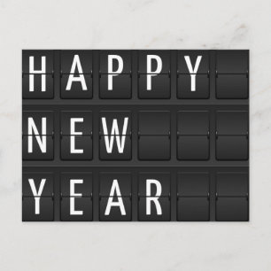 gelukkig nieuw jaar feestdagenkaart