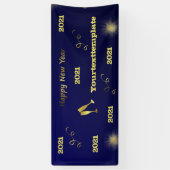 gelukkig nieuw jaar , gouden tekst 2021 , personal spandoek (Verticaal)