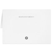 gelukkig nieuw jaar kerstvakantie fotokaart sneeuw (Achterkant Horizontaal)