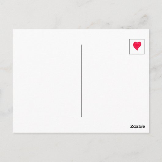 Gelukkig nieuw jaar ~lint hart ~ briefkaart (Achterkant)