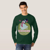 Gelukkig Nieuw jaar met Kerstmis T-shirt (Voorkant volledig)
