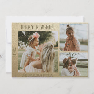 Gelukkig nieuw jaar Persoonlijke foto en tekst Feestdagenkaart