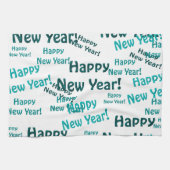 gelukkig nieuw jaar tekst theedoek (Horizontaal)