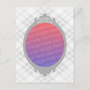 gelukkig nieuw jaar (voeg uw eigen afbeelding in) feestdagenkaart