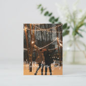 gelukkig nieuw jaar wit handschrift de foto van de briefkaart (Staand voorkant)