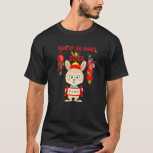 Gelukkig nieuw konijnenjaar 2023 in China T-shirt