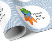 Gelukkig Nieuw Thuis Huis Verwarming Cadeaupapier (Rol Hoek)