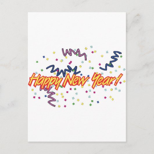 GELUKKIG NIEUW YEAR3 FEESTDAGENKAART (Voorkant)