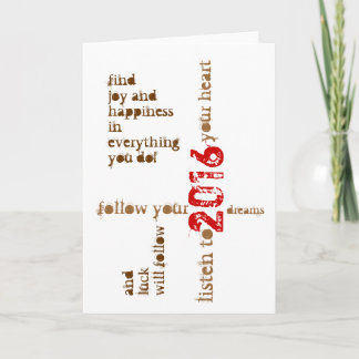 gelukkig nieuwe kaart voor 2016